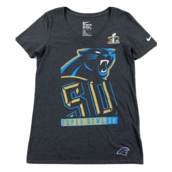Nike Tops - Carolina panthers Super Bowl tee